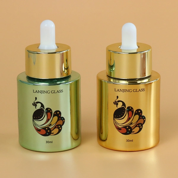 empty thick perfume cream glass dropper serum dropper  bottle