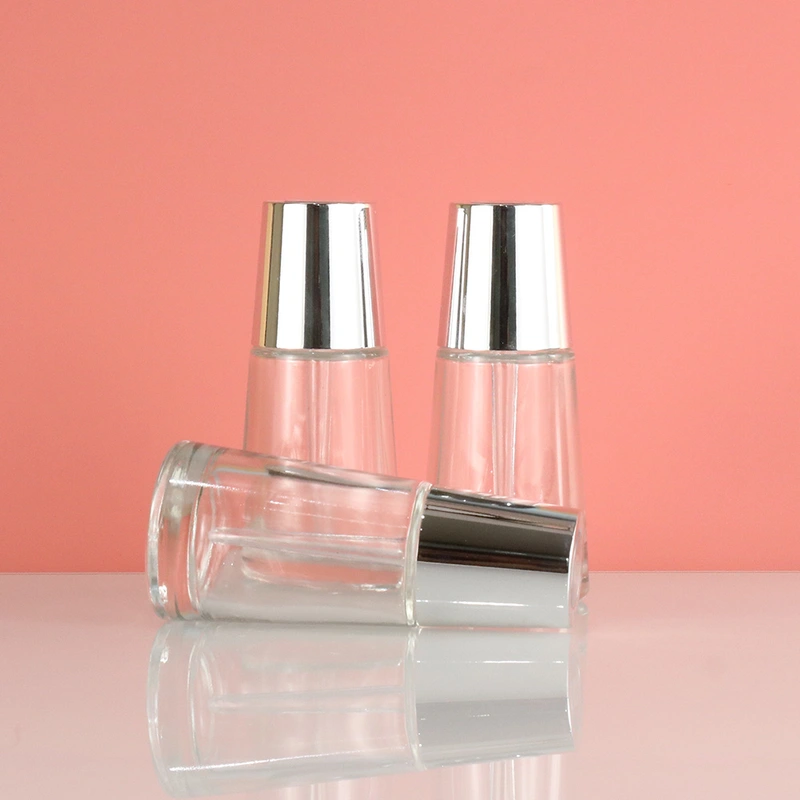 30ml Beautiful Essential oil liquid serum clear frosted bottle 