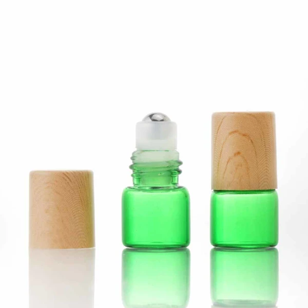 Empty glass essential oil roller bottles 10 ml for parfum