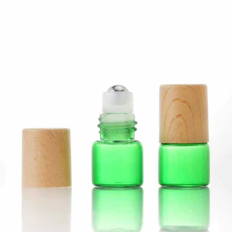 Empty glass essential oil roller bottles 10 ml for parfum