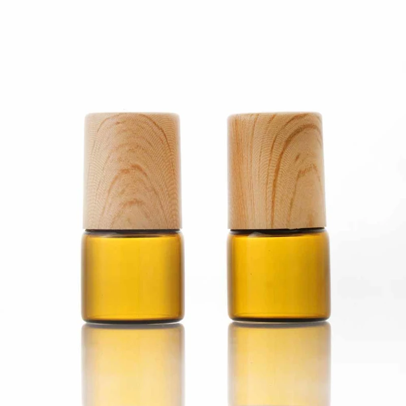 Empty glass essential oil roller bottles 10 ml for parfum