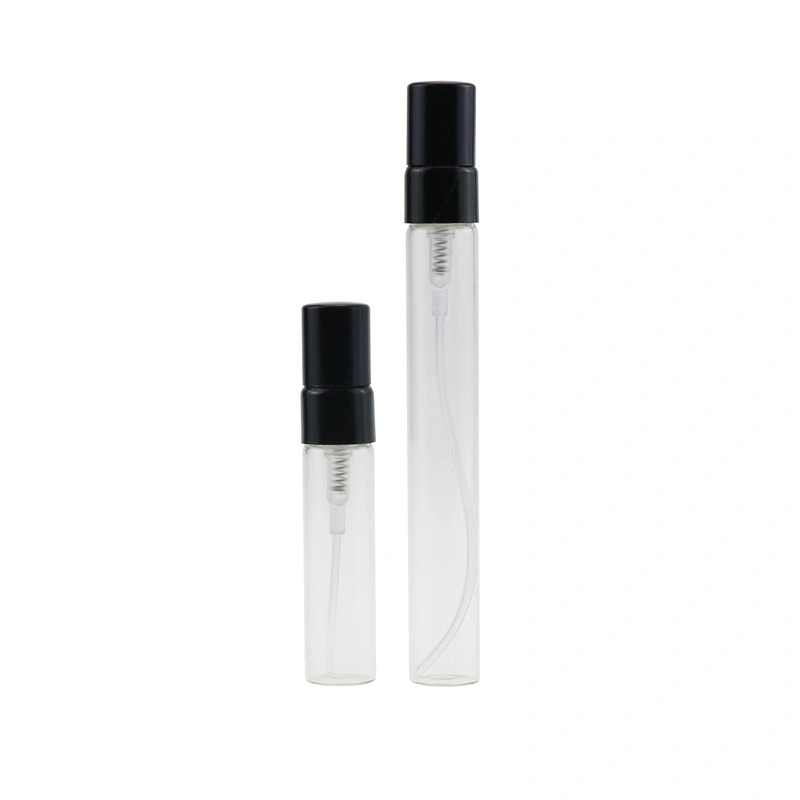 2ml luxury clear perfume spray glass bottle