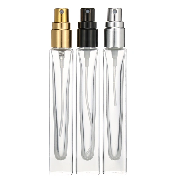 cosmetic packaging empty luxury clear perfume spray glass bottles