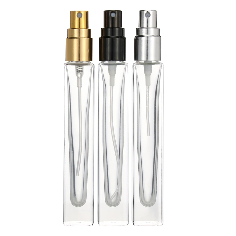 cosmetic packaging empty luxury clear perfume spray glass bottles