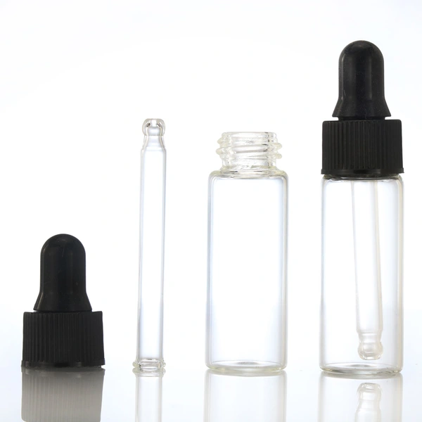 Cosmetic Mini Sample Size Dropper Essential Oil Glass Vial