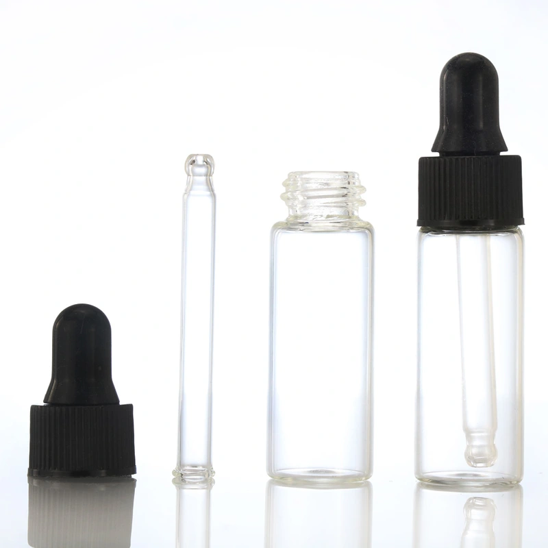 Cosmetic Mini Sample Size Dropper Essential Oil Glass Vial
