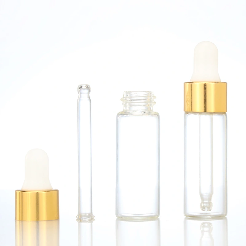 Low Moq 5ml Amber clear Serum Foundation Cosmetic vial
