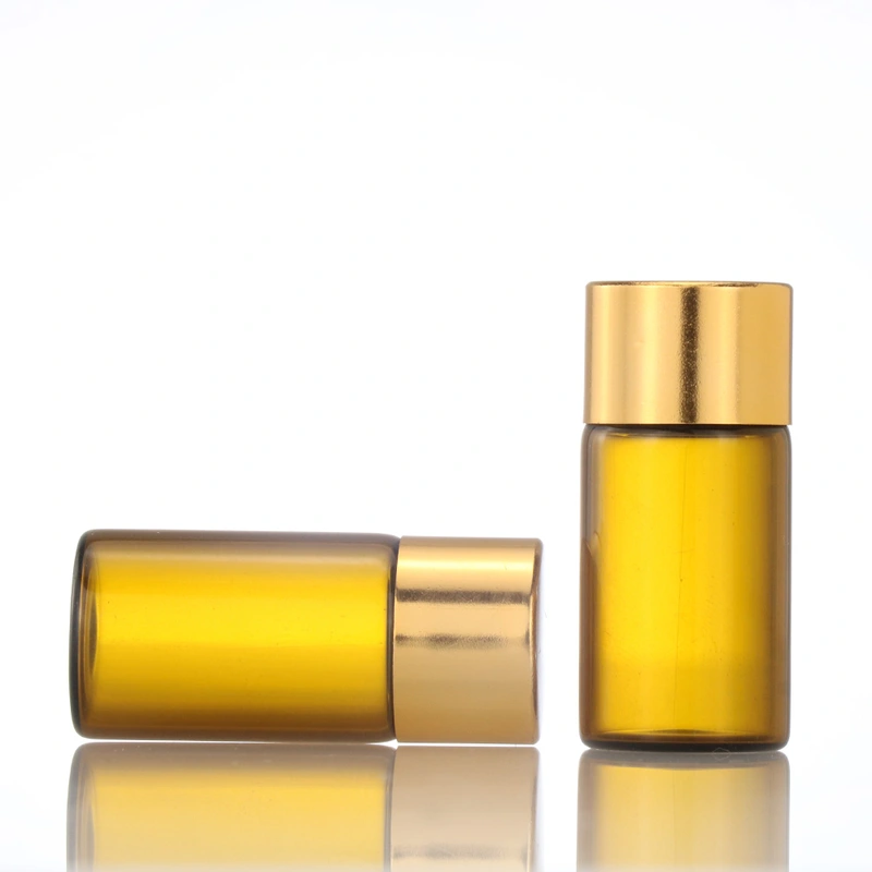  5ml empty glass essential oil 1 dram bottle glass tube vials