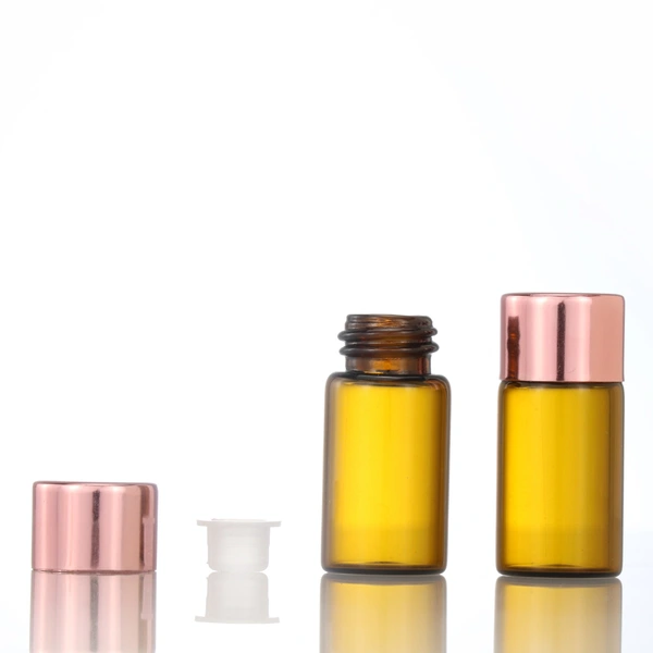  5ml empty glass essential oil 1 dram bottle glass tube vials