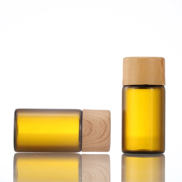  5ml empty glass essential oil 1 dram bottle glass tube vials