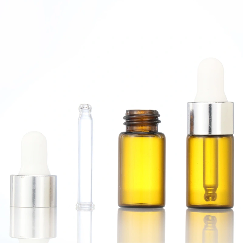 Empty Perfume Fragrance Vial Essential Oils Bottle with Dropper