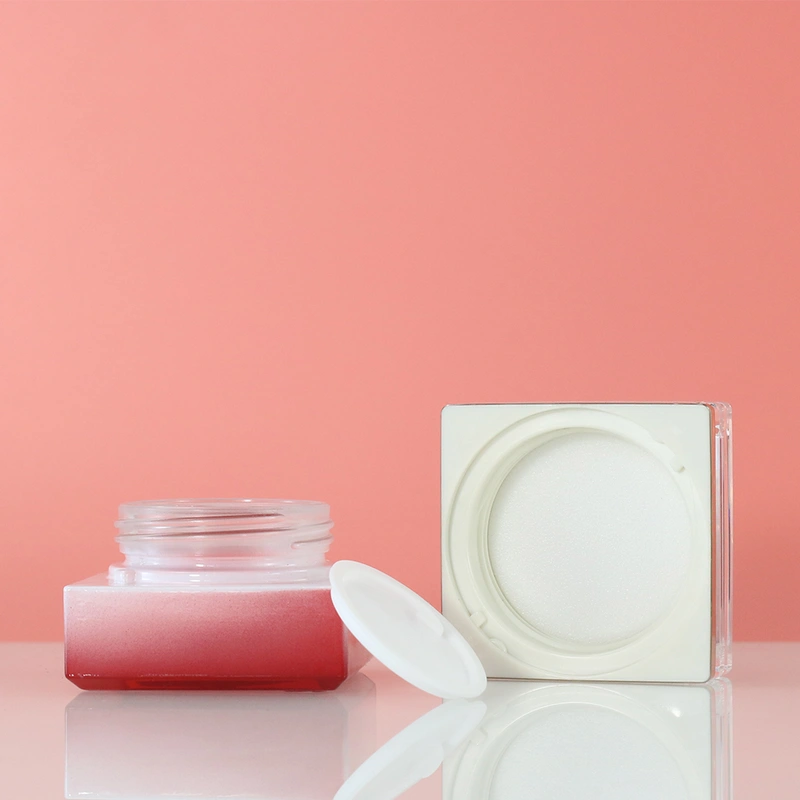 120ml Glass Packaging Glass Pump Bottle Set Cream Container Jars