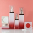 120ml Glass Packaging Glass Pump Bottle Set Cream Container Jars