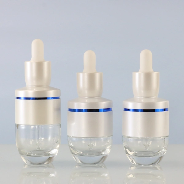 30ml 50 ml unique design essential oil serum glass dropper bottles