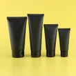 Squeeze Cosmetic Hand Cream Plastic Soft Tube Black Packaging