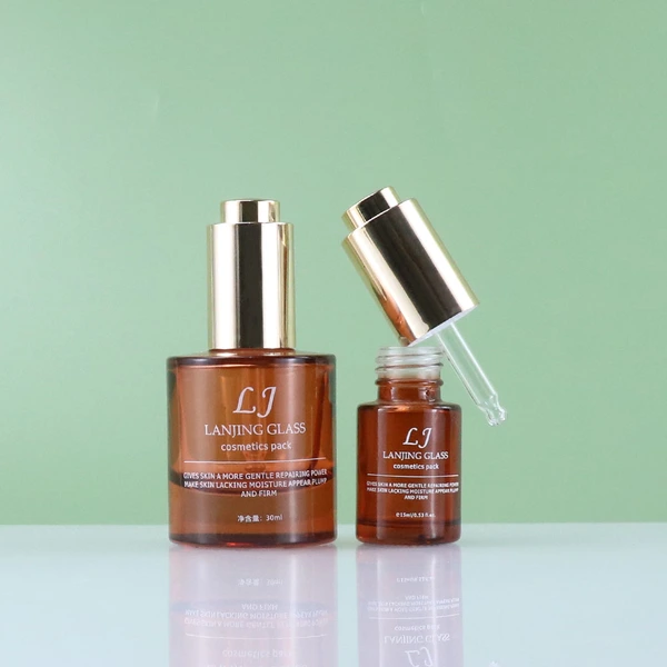 30ml Glass Cosmetic Face Serum Bottles