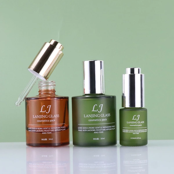 30ml Glass Cosmetic Face Serum Bottles