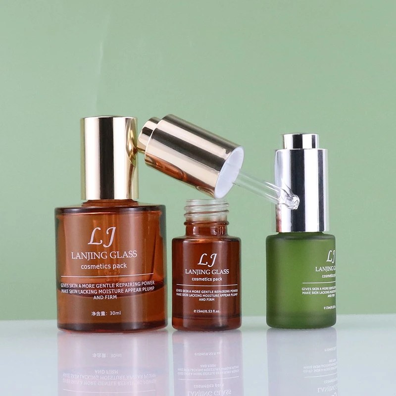 30ml Glass Cosmetic Face Serum Bottles