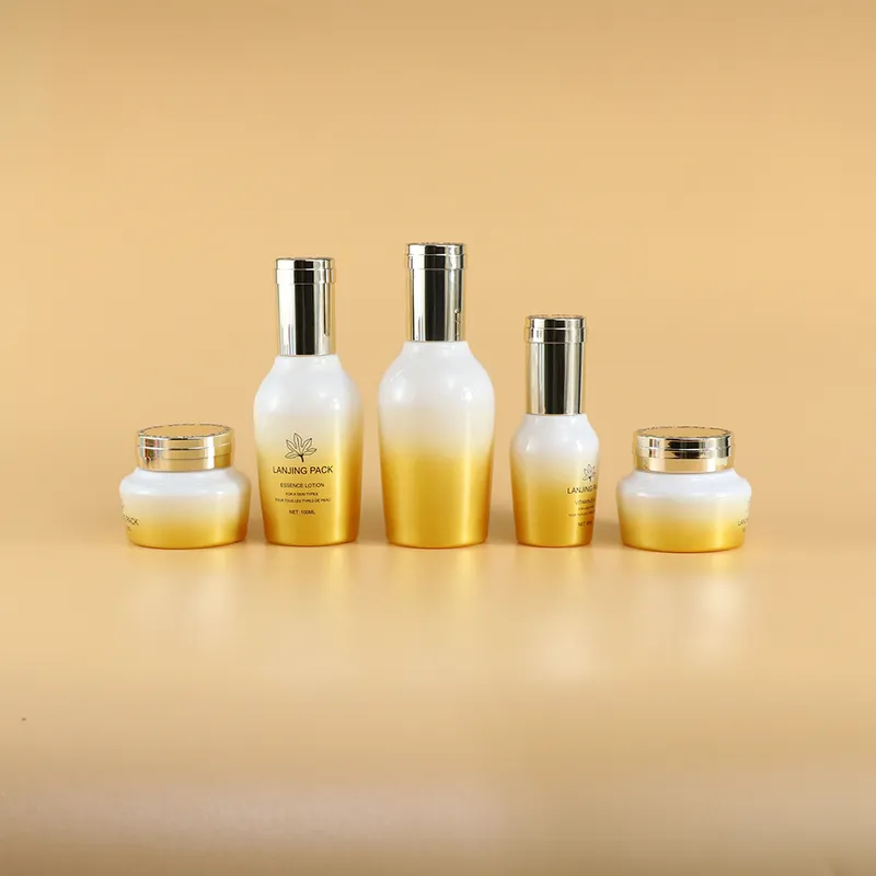 Wholesale Luxury Skincare Bottle Jar Set 