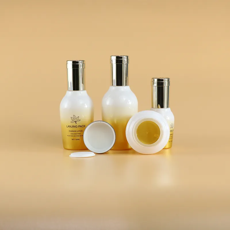 Wholesale Luxury Skincare Bottle Jar Set 