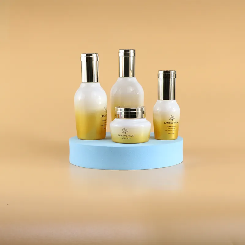 Wholesale Luxury Skincare Bottle Jar Set 