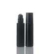 Customized wholesale 10ml matte black frosted glass roll on bottle