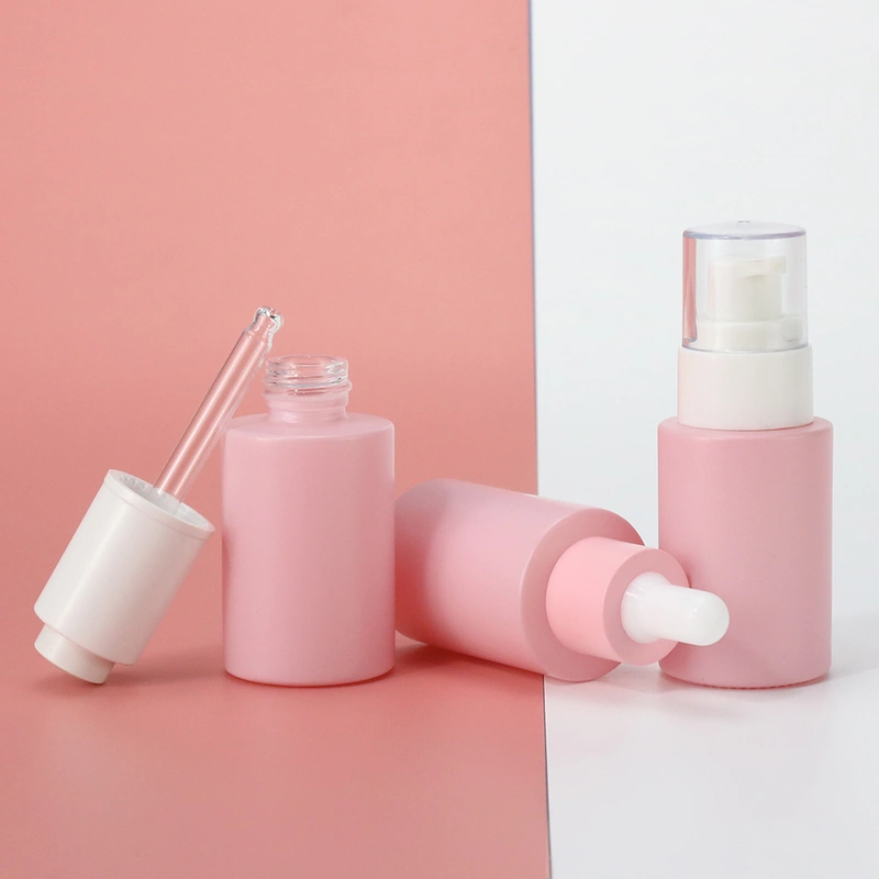 Eco-friendly empty frosted glass spray bottle for skin care