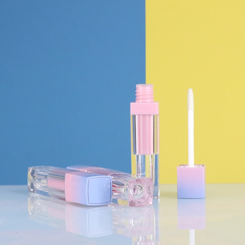 High Quality Square Liquid Lip Gloss Tube Unique Plastic Lip Gloss