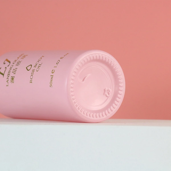 Wholesale Pink Frosted Cosmetic Packaging Set 