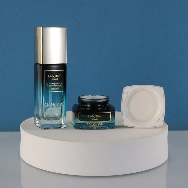 Transparent Blue Hair Body Face Fine Mist Spray Bottles