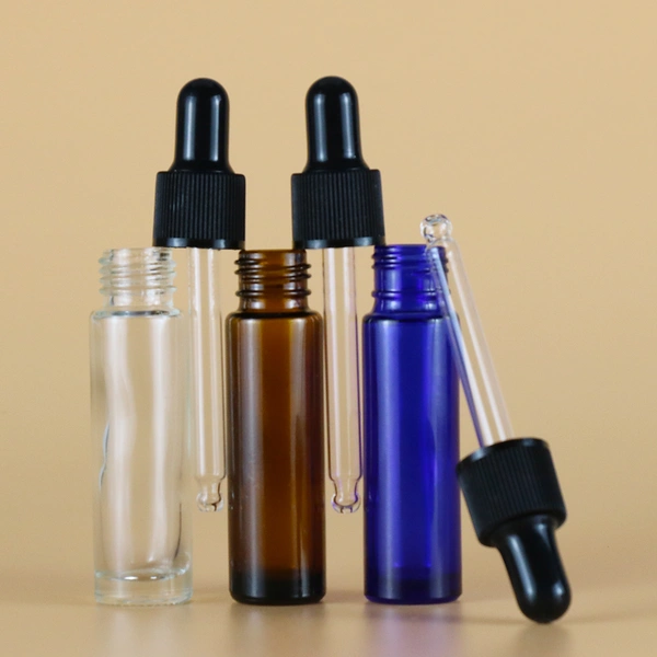 Unique Small Serum Luxury Dropper Bottles Round Bottle Dropper