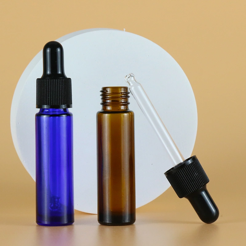 Unique Small Serum Luxury Dropper Bottles Round Bottle Dropper