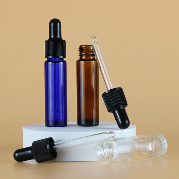Unique Small Serum Luxury Dropper Bottles Round Bottle Dropper