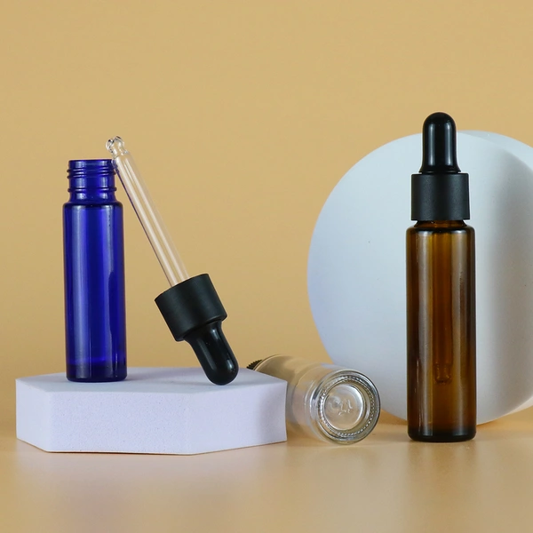 Unique Small Serum Luxury Dropper Bottles Round Bottle Dropper