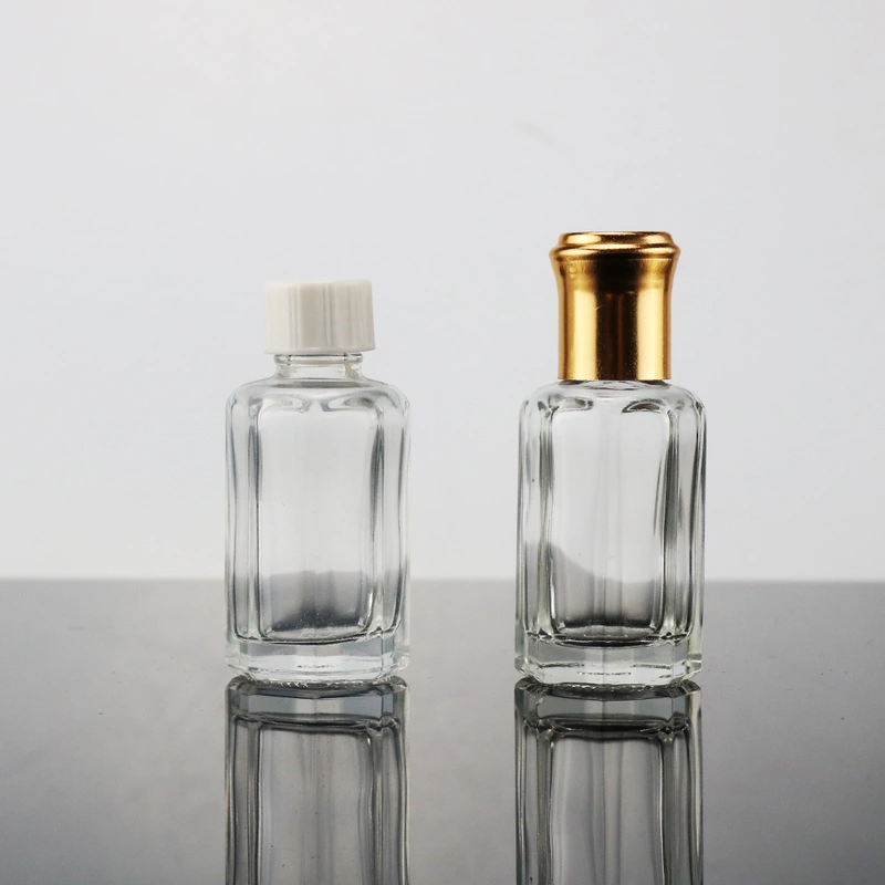 Thick Octagon Heavy  Glass Serum Oil Bottles