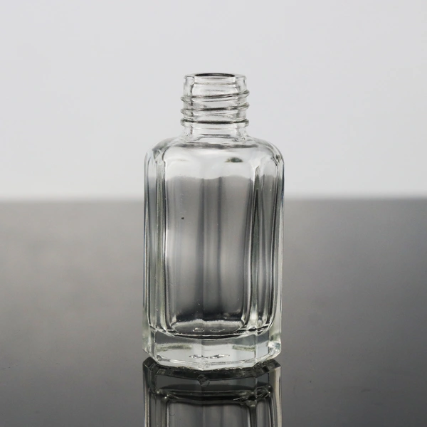 Thick Octagon Heavy  Glass Serum Oil Bottles