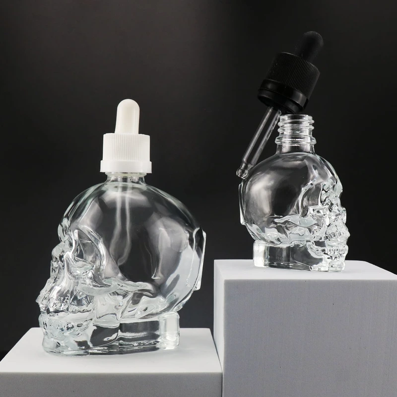 Unique Shape Skull Bottle  