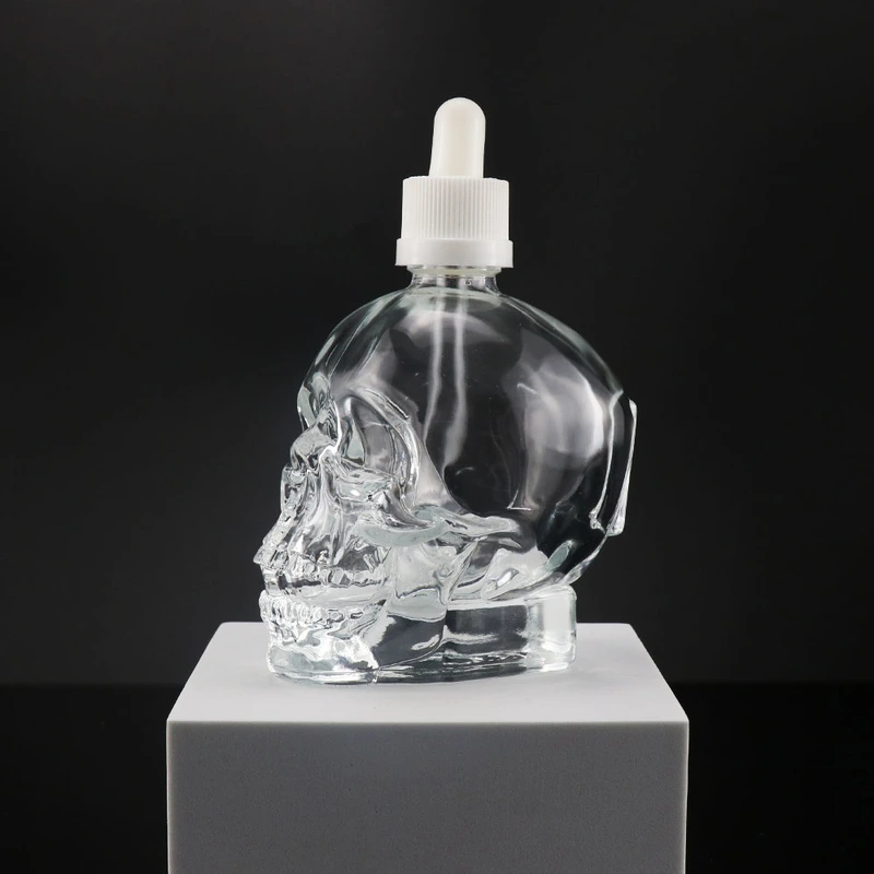 Unique Shape Skull Bottle  