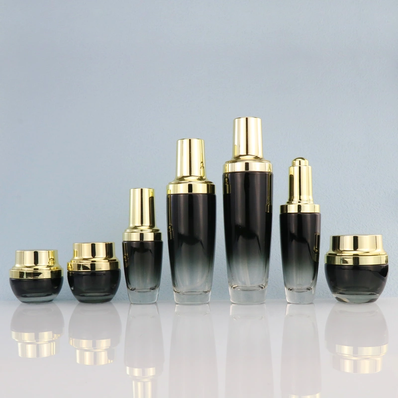 serum lotion skincare bottles set glass cosmetic bottle