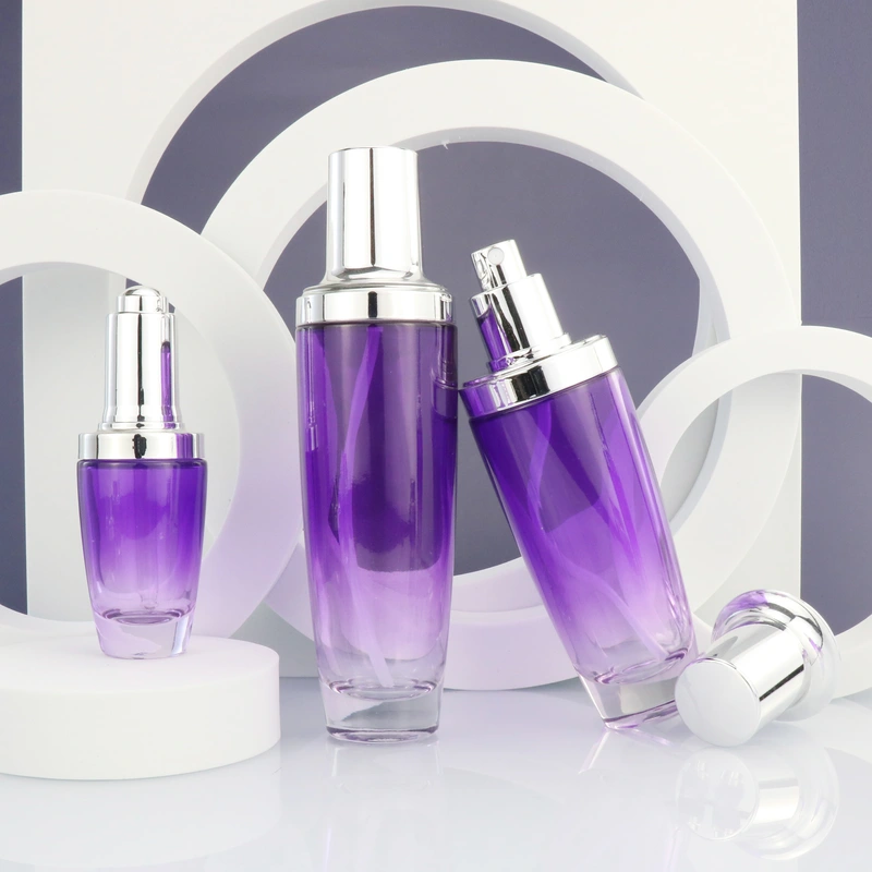 serum lotion skincare bottles set glass cosmetic bottle