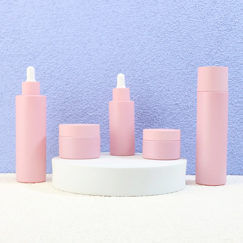 serum lotion skincare bottles set glass cosmetic bottle