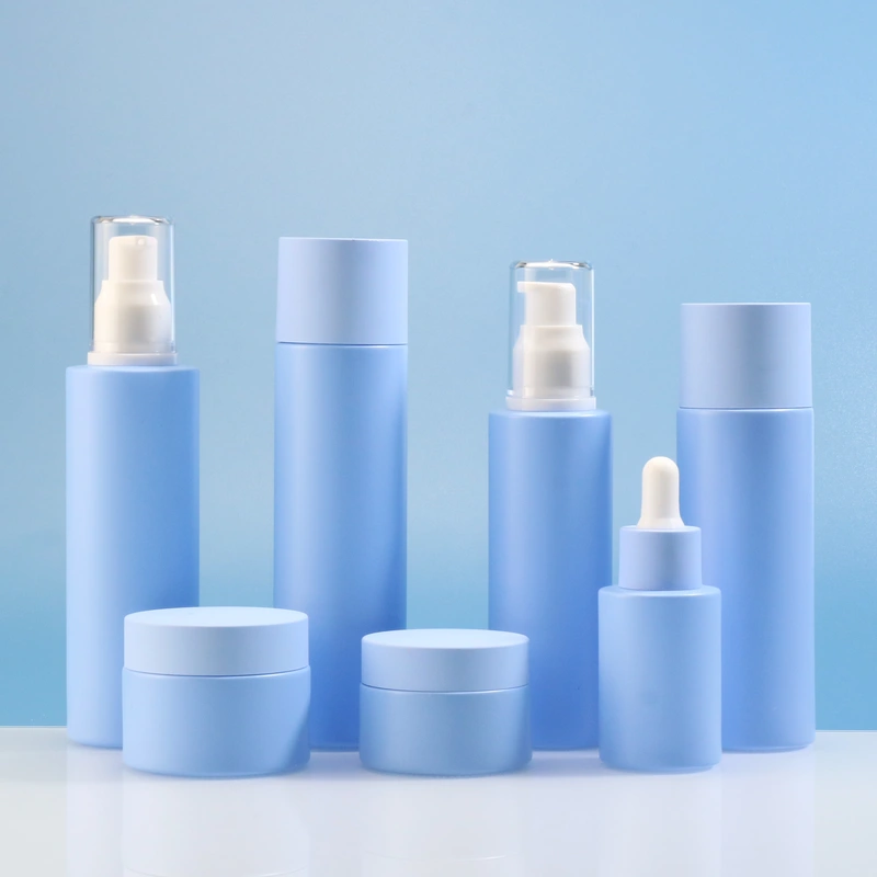 serum lotion skincare bottles set glass cosmetic bottle