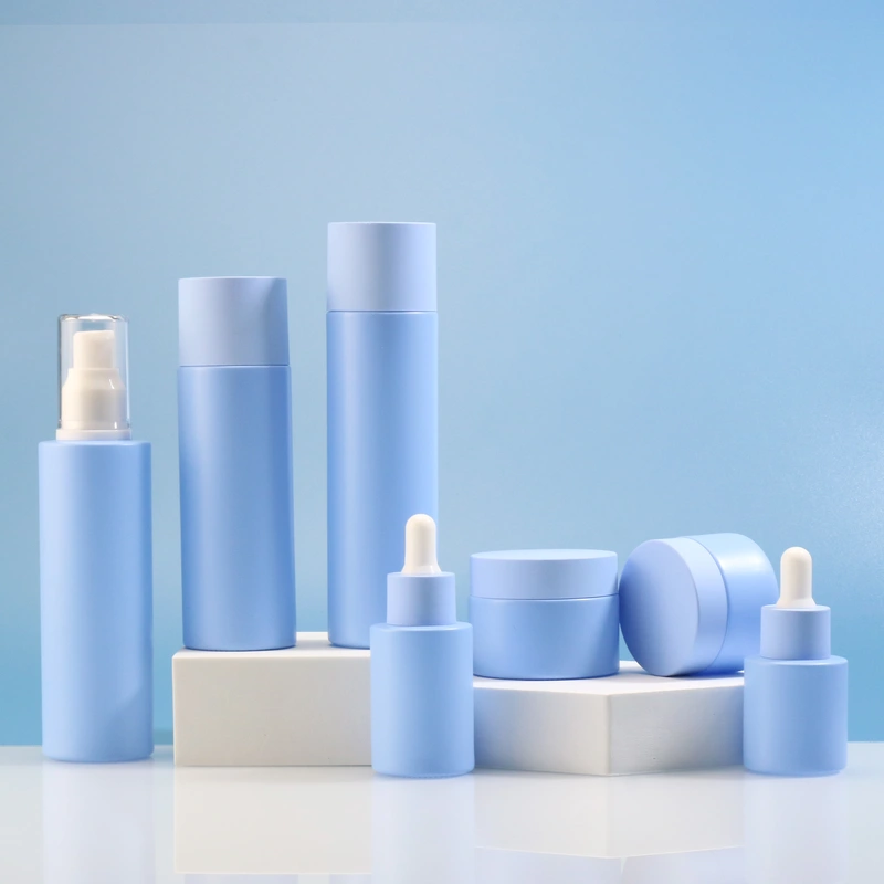 serum lotion skincare bottles set glass cosmetic bottle