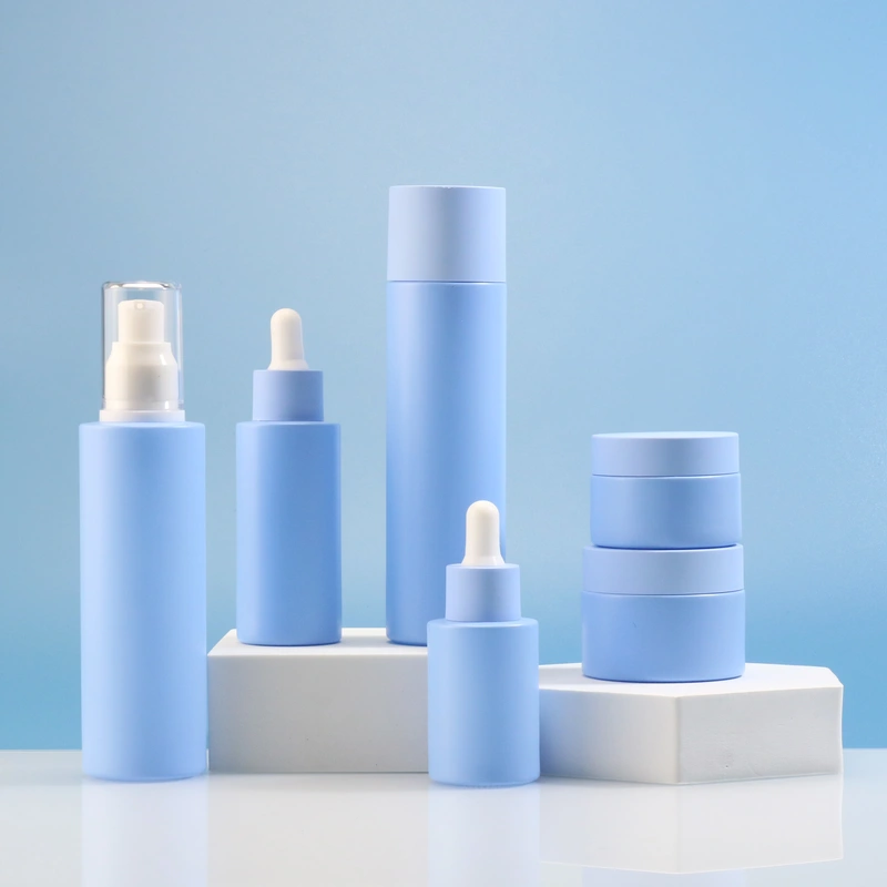 serum lotion skincare bottles set glass cosmetic bottle