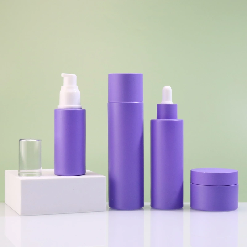 serum lotion skincare bottles set glass cosmetic bottle