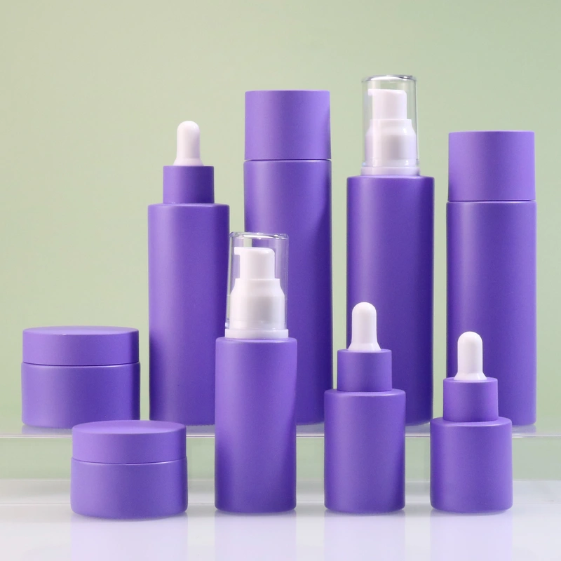 serum lotion skincare bottles set glass cosmetic bottle