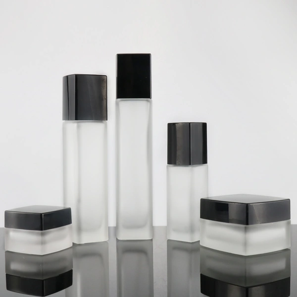 serum lotion skincare bottles set glass cosmetic bottle