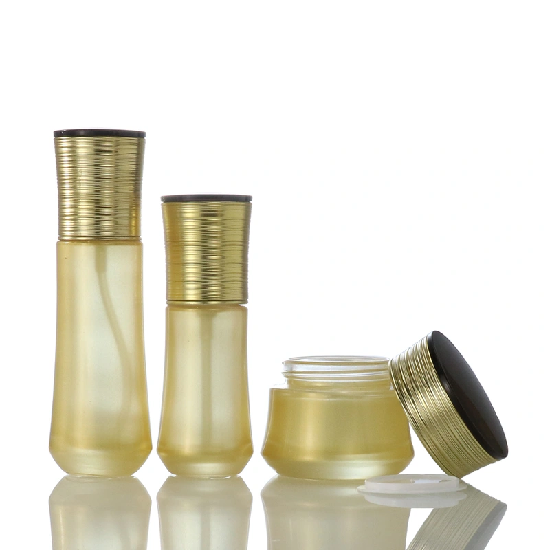 High Quality Cosmetic Pump Glass Lotion Bottle For Skin Care