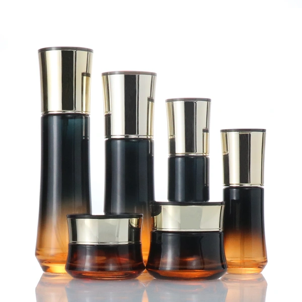 wholesale cosmetic glass bottle sets