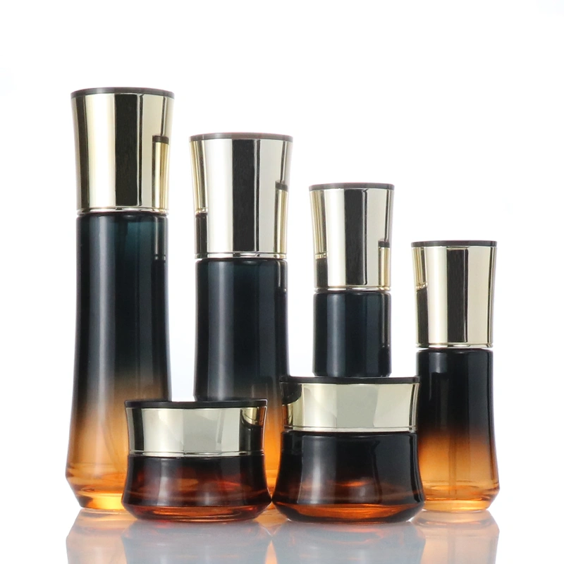 wholesale cosmetic glass bottle sets